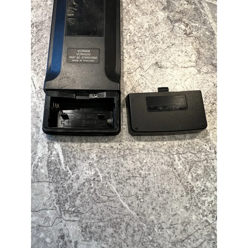 Emerson VCR968 VCR4000 OEM VCR Remote Control 076R004060 Genuine